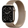 Image de Apple Watch Series 11 gps + Cellular - 46mm gold Titanium Case Gold Milanese Loop M/l