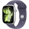 Image de Apple Watch Series 11 gps + Cellular - 46mm Silver Aluminium Case Purple Fog Sport Band S/m