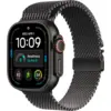 Image de Apple Watch Ultra 4 GPs + Cellulaire 49mm Boîtier En Titane Noir - Bracelet Milanais M