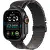 Image de Apple Watch Ultra 4 GPs + Cellulaire 49mm Boîtier En Titane Noir - Bracelet Milanais L