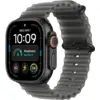 Image de Apple Watch Ultra 4 GPs + Cellulaire 49mm Boîtier En Titane Noir - Bracelet Océan Translucide