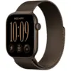 Image de Apple Watch Series 12 GPs 46mm - Bronze Sombre Aluminium Case Milanese Loop S/m