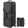 Image de VEVOR Valise a roulettes pour equipement de studio, 100x38x32 cm, sac transport pour appareil photo, avec roulettes, sangles, compartiment rembourre,