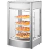 Image de Vitrine Chauffante Commerciale pour Pizza 14 po, Presentoir a Chaud 4 Niveaux, Chauffage a Vapeur Rotatif, Controle de la Temperature 30-85  , Lampe
