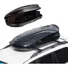 Image de Coffre de toit de voiture Vevor 11 pi3 de rangement, abs durable, double ouverture, 2 sangles solides, resistant au vent, sadapte a la plupart des