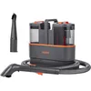 Image de VEVOR Shampouineuse Portative 11,5 kPa, Nettoyeur de Tapis et Moquette avec Reservoir deEau Propre de 1,5 L et Reservoir deEau Sale de 0,8 L,
