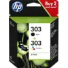 Image de HP 303 Combo D'encre Bk/cl Blis Multicolore