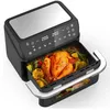 Image de Friteuse sans huile 12L   Cuisson 360°   Écran LED tactile   10 programmes   Cavité métallique durable   Économie d'énergie 70%