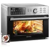 Image de Friteuse à Air - Four à Air - 30L - 3200W Max - Température 30-230  - 21 Programmes - Lumière intégrée - Recettes françaises