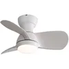 Image de Yoleo - Ventilateur de plafond de 58.4cm avec lumière led 18W 3 Pales ABS,Moteur dc Mode hiver-été,Blanc