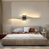 Image de Goeco   Applique murale LED 89 cm 27W 3037 lm   Noir moderne   Éclairage blanc chaud 3000K   Portée 10-15 m²   Installation facile - 3037LM
