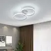 Image de Comely   Plafonnier LED moderne 30W   Aluminium blanc   Lumière blanche 6500K   Design circulaire pour chambre, salon, bureau   Zone d'irradiation