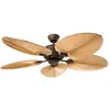 Image de Ventilateur de plafond DC Eco Elements Marron / Palmier