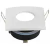 Image de Optonica - Support Spot GU10 IP65 Carré Blanc 82mm - silamp