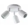Image de Optonica - Spot led en saillie Triple Orientable blanc pour ampoule GU10 - silamp