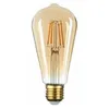 Image de Ampoule E27 led Filament 6W ST64 Edison Silumen