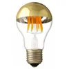 Image de Ampoule E27 LED Filament 7W A60 Avec Reflet - Blanc Chaud / Or - SILUMEN