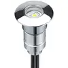 Image de Leclubled - Mini spot led encastrable rond 0,3W DC12V diamètre 24mm étanche IP67 Vert