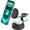 Image de Belkin Ultracharge Pro 25 W Qi2 Chargeur Sans Fil Magnétique 3-en-1 Sable