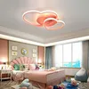 Image de 42W led acrylique en forme de coeur plafonnier dimmable plafonnier avec télécommande