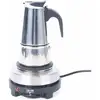 Image de Gojoy - Cafetière électrique à expresso en acier inoxydable avec cuisinière électrique (6 tasses, 300 ml)