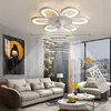 Image de Gojoy - Ventilateur de plafond led plafonnier avec Éclairage Télécommande Lumière Salon