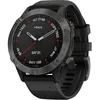 Image de Garmin Fenix Montre GPS 6 Sapphires Multisport Gris Carbone avec Bracelet Noir 47 mm en occasion ou reconditionné
