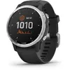 Image de Garmin Fénix 6S Solaire - Montre Gps Multisports Connectée Haut de Gamme avec Paiement sans Contact Garmin Pay, Cartographie et Musique Intégrées - Argent avec Bracelet Silicone Noir   Cadran 42 mm en occasion ou reconditionné