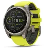 Image de Garmin Fenix Solaire en titane saphir avec bande en silicone Ampyllow/graphite 8-47 mm en occasion ou reconditionné