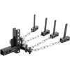 Image de VEVOR Attelage de Distribution de Poids Remorque 4500 kg Attelage de Repartition du Poids avec 4 Chaines Support de Boule Universel, Kit de Systeme