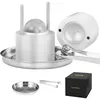 Image de VEVOR Presse a Glacons Spheres de 61 mm Moule a Glacon Rond en Alu Bac a Glacons Ronds avec Pince Fabrication Rapide de Glacons Boules pour Boissons