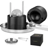 Image de Mophorn - vevor Presse a Glacons Spheres de 61 mm Moule a Glacon Rond en Alu Bac a Glacons Ronds avec Pince Fabrication Rapide de Glacons Boules pour