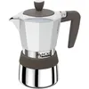 Image de Pedrini - MyMoka induction Italian coffee maker Brown, Stainless steel