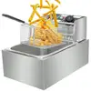 Image de Neche - Electric Deep Fryer 6L - Friteuse Électrique professionnelle 220V 2500W - 45 x 28 x 30cm - 60-200°C