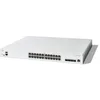 Image de Cisco Catalyst 1300-24XT Commutateur géré, cuivre 20 ports 10G, combo 4 x 10GE SFP+, protection à vie limitée (C1300-24XT) en occasion ou reconditionné
