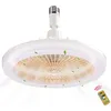 Image de Ventilateur de plafond avec lumière, ventilateur de plafond, ventilateur de plafond 2 en 1 E27 avec télécommande lumineuse, ventilateur de plafond