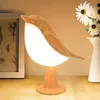 Image de Lampe de bureau à commande tactile, veilleuse, lampe de chevet, lampe de chevet, lampe en forme d'oiseau à intensité variable à 3 voies, chargement