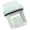 Image de Bouchon de vidange pour lave-linge Siemens, Bosch WM1095/1065 WD7205, couvercle de bouchon de vidange de pompe de vidange - blanc