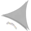 Image de Voile d'ombrage en polyester Oxford gris anti-UV 8x8x8ft pour terrasse, jardin et aire de jeux