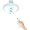 Image de Andyou - Ventilateurs Plafond avec Lumière, Ventilateur Silencieux Plafond Avec Telecommande, rgb Ventilateur avec Douille E27