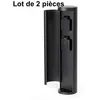 Image de Le Poisson Qui Jardine - Lot de 2 Multiprises Bornes rondes noires 2 Prises Électriques Pour Jardin Et Extérieur