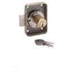 Image de Vachette - Serrure V135 50x25mm gauche cylindrique diamètre 20mm longueur 30mm poli 2 clés 11711000