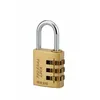 Image de THIRARD - Cadenas à combinaison RB, laiton, 3 chiffres, intérieur, anse acier, 30mm - THIRARD