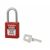 Image de Cadenas de consignation loto Lockout Tagout 40 mm anse acier ø 6 x 38 mm rouge - Thirard