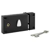 Image de Serrure applique pêne dormant, 1/2 tour, 140x82 mm, droite, 1 clé