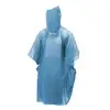 Image de Poncho de secours bleu en plastique, taille standard adulte