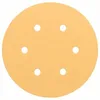 Image de 5 feuilles abrasives Bosch Professional C470 Best for Wood and Paint pour ponceuses excentriques ø 150mm - 6 trous