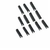 Image de Dirickx   Lot de 100 clips PVC à fixer Lixo gris   H.1 cm   Type de pose à enfoncer   Finition plastifiée pour fixation durable