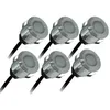 Image de Arev - arlux lighting Lot 6 spots extérieur encastrables 4.5W, 3000K, 6x15lm, Ø35, Inox - patio
