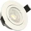 Image de Arlux Lighting - Lot 3 Spots blanc encastrables Orientables saphyr GU10 5W 380lm Blanc Chaud